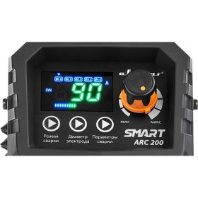 Сварочный инвертор Сварог ARC 200 REAL SMART Z28303 Black маска+краги 97886 (артикул 16289755) – фото 2