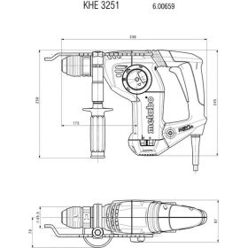 Перфоратор Metabo KHE 3251 с патроном SDS+ 600659000 (артикул 15126405) – фото 6