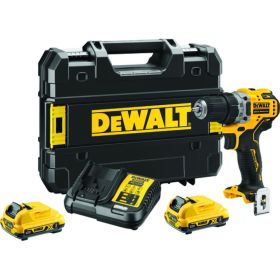 Компактная дрель-шуруповерт DEWALT 12 В XR DCD701D2-QW (артикул 15965369) – фото 3