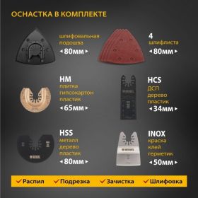 Многофункциональный аккумуляторный инструмент DENZEL MTL-IB-18-02 28401 (артикул 16129504) – фото 31