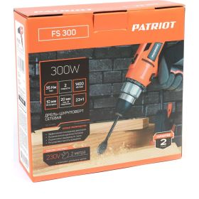 Безударная дрель PATRIOT FS 300 120301400 (артикул 15499799) – фото 11