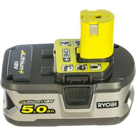 Набор Ryobi ONE+ RC18150-250 5133004422 аккумулятор (18 В; 5.0 A*ч; Li-Ion) 2 шт. и зарядное устройство RC18-150 (артикул 15863320) – фото 3