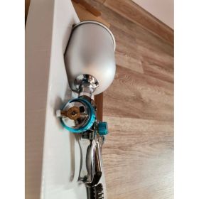 Пневматический краскопульт INTERTOOL LVLP BLUE, форсунка 1.4 мм, бачок 600 мл PT-0133 (артикул 16451017) – фото 3