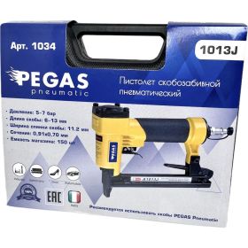Скобозабивной пистолет Pegas pneumatic 1013J 1035 (артикул 16508871) – фото 2