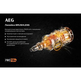 Аккумуляторый бесщеточный перфоратор AEG BBH18BL LI-502C 4935464753 (артикул 15827188) – фото 4