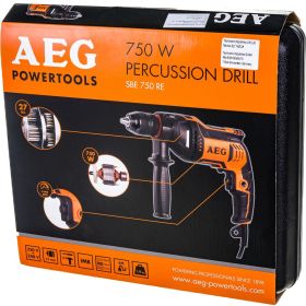 Ударная дрель AEG SBE 750 RE 442850 (артикул 15502465) – фото 5
