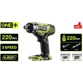 Импульсный винтоверт Ryobi 18 В ONE+ R18iD3-0 5133002613 (артикул 15560649) – фото 2