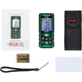 Лазерный дальномер с угломером RGK DL100G 778190 (артикул 16448053) – фото 3