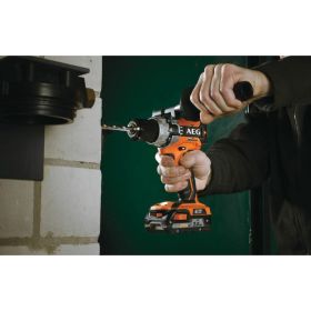 Ударная бесщеточная дрель-шуруповерт AEG BSB18C2BL-0 4935472009 (артикул 16036712) – фото 2