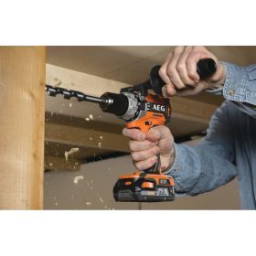 Ударная бесщеточная дрель-шуруповерт AEG BSB18C2BL-0 4935472009 (артикул 16036712) – фото 7