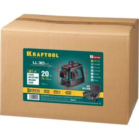 Лазерный нивелир KRAFTOOL LL-3D-4 34640-4 (артикул 15888109) – фото 2