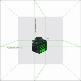 Лазерный уровень ADA CUBE 2-360 Green Ultimate Edition А00471 (артикул 15539672) – фото 6