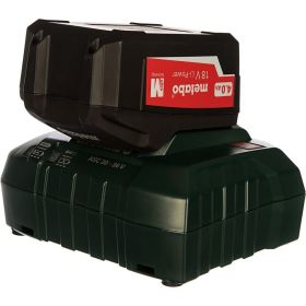 Аккумуляторы 2 шт. (4 А*ч; 18 В; Li-Ion) и ЗУ ASC 30-36 Basic-Set Metabo 685050000 (артикул 15456625) – фото 2