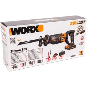 Сабельная аккумуляторная пила WORX WX500 (артикул 16451875) – фото 2