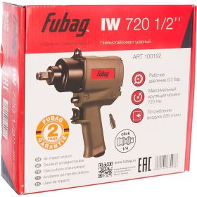 Ударный пневмогайковерт FUBAG IW720 100192 (артикул 15536899) – фото 2