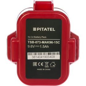Аккумуляторная батарея для MAKITA (1.5 Ач, 9.6 В, Ni-Cd) Pitatel TSB-073-MAK96-15C (артикул 15784129) – фото 2