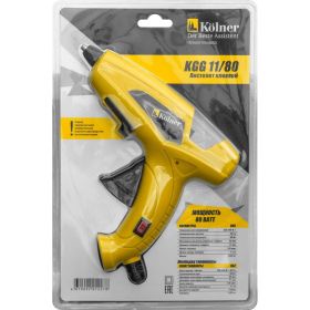 Клеевой пистолет Kolner KGG 11/80 80Вт, клеевые стержни 11мм, кн11-80 (артикул 18788616) – фото 3