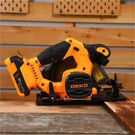 Циркулярная аккумуляторная пила DEKO DKCS20 Laser 063-4210 (артикул 16623290) – фото 7