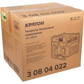 Бензиновый инверторный генератор Кратон GG-3800i 3 08 04 022 (артикул 16404245) – фото 4