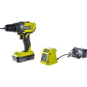 Компактная дрель-шуруповерт Ryobi R18DD3-115S 5133005301 (артикул 19512024) – фото 1