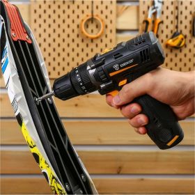Аккумуляторная дрель-шуруповерт DEKO GCD12DU, 12В, 1x1.5Ач 063-4039 (артикул 19493802) – фото 2