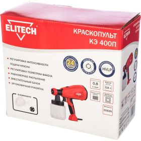 Краскопульт Elitech КЭ 400П 189845 (артикул 15850803) – фото 2