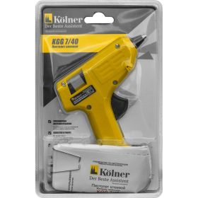 Клеевой пистолет Kolner KGG 7/40 40Вт, клеевые стержни 7мм, кн7-40 (артикул 18788508) – фото 2