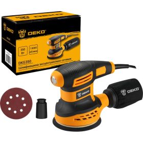 Эксцентриковая сетевая шлифмашина DEKO DKG350 063-4263 (артикул 20359690) – фото 1