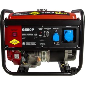 Бензиновый генератор DDE G550P 1ф 5,0/5,5/9,4 кВт бак 25 л двигатель 13 лc 919-990 (артикул 16348345) – фото 7