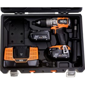Бесщеточная аккумуляторная ударная дрель-шуруповерт AEG 18В BSB18C3BL-502C 4935478939 (артикул 19308258) – фото 13