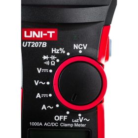 Токоизмерительные цифровые клещи UNI-T UT207B TrueRMS, AC/DC, 1000A, 00-0004256 (артикул 16432302) – фото 2