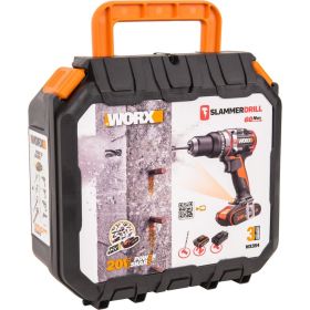 Аккумуляторная бесщеточная ударная дрель-шуруповерт WORX WX354 (артикул 16451748) – фото 2