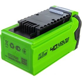 Аккумулятор G40B2 (40 V; 2 А.ч) GreenWorks 2926907 (артикул 16181925) – фото 4