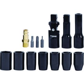 Угловой пневматический гайковерт INTERTOOL + набор головок PT-1110 (артикул 21906742) – фото 2