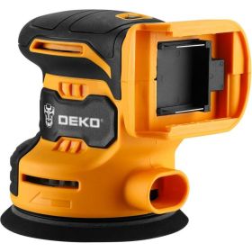 Эксцентриковая аккумуляторная шлифмашина DEKO DKCG20-125, 20В, 1х2.0Ач 063-4022 (артикул 23033031) – фото 9