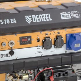 Бензиновый генератор DENZEL PS 70 EA, 7,0 кВт, 230В, 25л 946894 (артикул 15941355) – фото 25