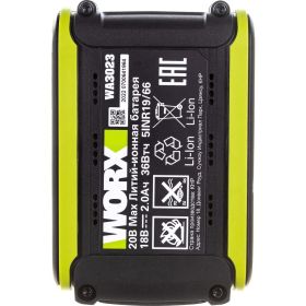 Аккумулятор 20В, 2.0Ач WORX WA3023 (артикул 23254137) – фото 4