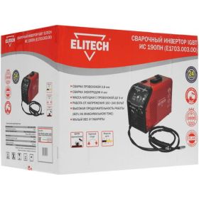 Сварочный инвертор Elitech ИС 190 199494 (артикул 21190546) – фото 9