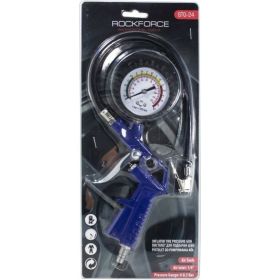Пистолет для подкачки шин Rockforce с манометром и шлангом RF-STG-24 (артикул 22154139) – фото 2