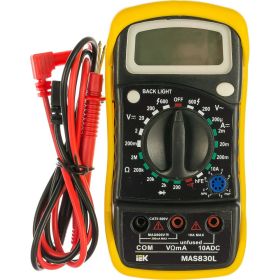 Цифровой мультиметр IEK Master MAS830L 3669447 (артикул 15960014) – фото 12