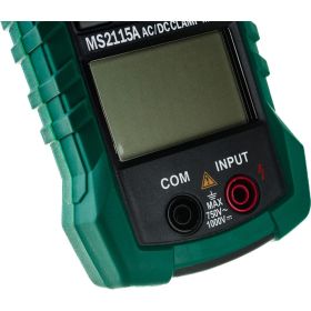 Цифровые токоизмерительные клещи Mastech MS2115A 00-00002661 (артикул 16598546) – фото 4