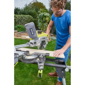 Аккумуляторная торцовочно-усовочная пила Ryobi ONE+ R18MS216-0 5133003597 (артикул 15784651) – фото 2