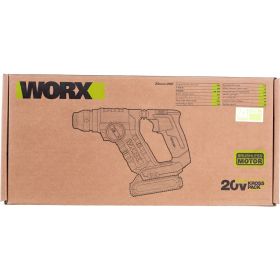 Аккумуляторный перфоратор WORX Professional 20В, 20мм, 1.7Дж, 4Ач х1, ЗУ WU380S (артикул 24456705) – фото 3