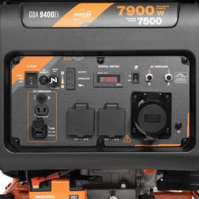 Бензиновый инверторный генератор с электрозапуском Daewoo GDA 9400Ei (артикул 22178283) – фото 2