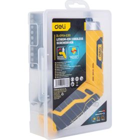 Аккумуляторная отвертка с поворотной рукоятью DELI DL-DP04-E2B1 102990 (артикул 24663801) – фото 16