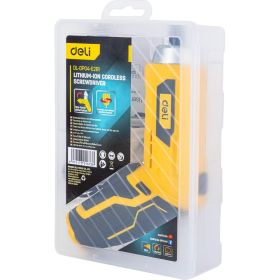 Аккумуляторная отвертка с поворотной рукоятью DELI DL-DP04-E2B1 102990 (артикул 24663801) – фото 15