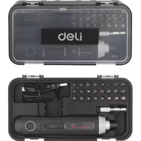 Аккумуляторная отвертка с прямой ручкой DELI dl-dp04-e1b2 102989 (артикул 24663837) – фото 3