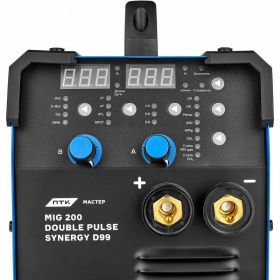 Аппарат полуавтоматической сварки ПТК МАСТЕР MIG 200 DOUBLE PULSE SYNERGY D99 00000037127 (артикул 19622598) – фото 9