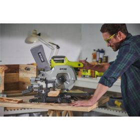 Аккумуляторная торцовочно-усовочная пила Ryobi ONE+ R18MS216-0 5133003597 (артикул 15784651) – фото 9
