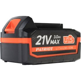 Батарея аккумуляторная PB BR 21V(Max) Li-ion UES 3.0 Ah, тонкая зарядка Patriot 180301123 (артикул 20803281) – фото 6